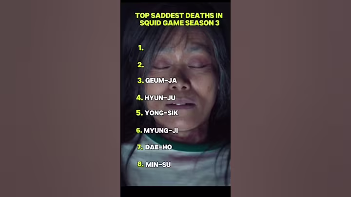 Most saddest deaths in squid game season 3!!"it's Myung-gi"#squidgame #edit