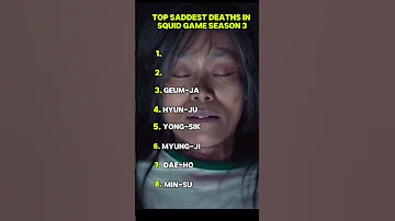 Most Saddest Deaths In Squid Game Season 3 