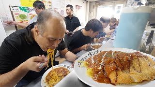 Giant Food! Spaghetti with Meat Sauce デカ盛りパスタ スパゲッティーミートソース 爆食いアニキのパスタ飯 Pasta スパゲッツ ダンディ 岡山県 グルメ by MOGUMOGU - Food Entertainment - モグモグ 85,302 views 7 months ago 8 minutes, 5 seconds