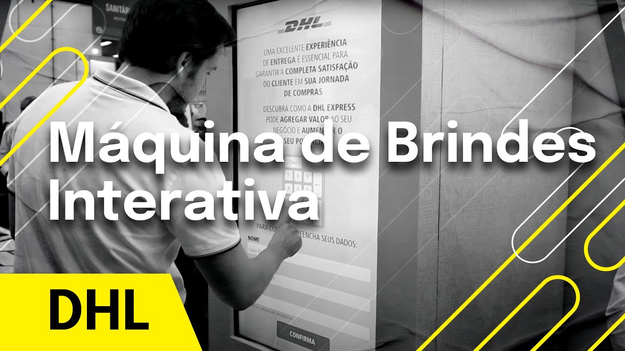 Maquina de Brinde Interativa - DHL