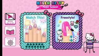 Hello kitty nail salon