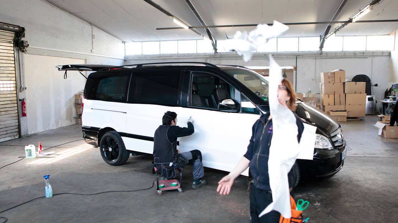 Fahrzeugbeschriftung mit engelberg werbeland gmbh aus Pforzheim, Carwrapping