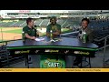 Denzel Clarke Reacts to Electric Play of the Week Award | A's Cast Live
