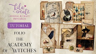 The Academy of Witches Folio Tutorial | KILA Create Printables