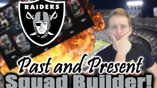 Past and present oakland raiders squad builder! | golden tickets we
rich! madden 16 ultimate team