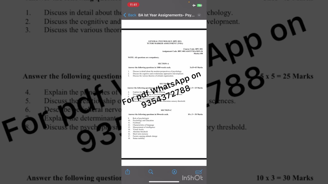 BPC 001 ENGLISH MEDIUM SOLVED ASSIGNMENT 2023-24 FOR PDF WHATSAPP ON 9354372788