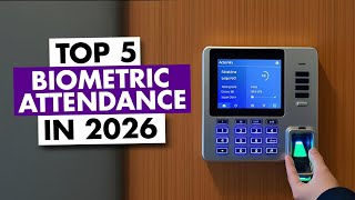 Top 5 Best Biometric Attendance System in India 2026🔥Fingerprint Machine For Offices Under 5000
