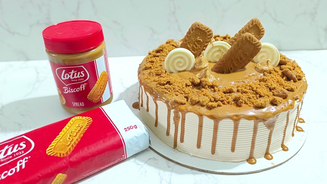 സൂപ്പർ ടേസ്റ്റി റെസിപ്പി വീഡിയോ കണ്ടാലോ/Lotus Biscoff Cake recipe