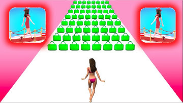 Clothes Run Max Level Gameplay iOS,Android Mobile Game Walkthrough New Trailer Level NDKJSKW