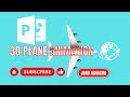 3d airplane animation in powerpoint