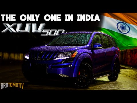 humne apni xuv500 ko xuv700 ke ELECTRIC BLUE ke shade mai paint kar dia