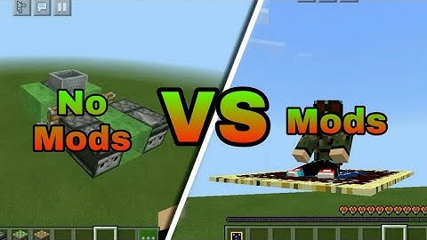 Minecraft Tutorial; How to make a Flying Carpet (No mods vs Mods) In Minecraft