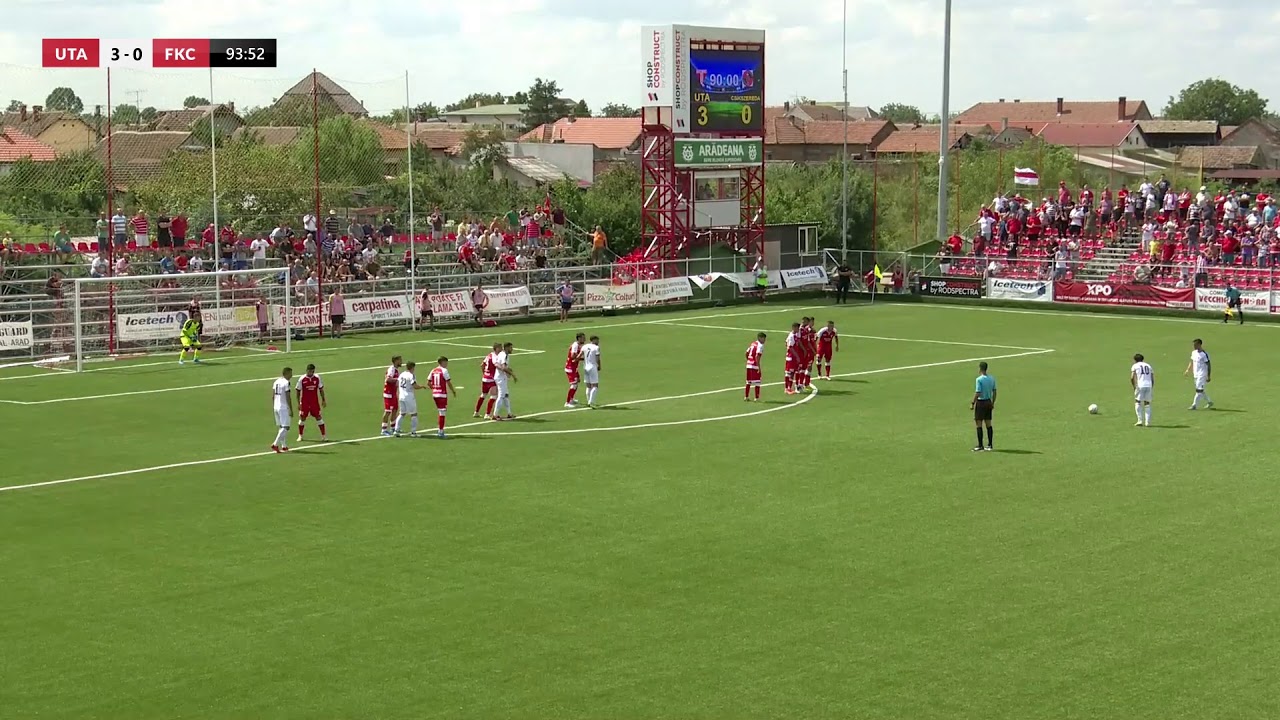 Liga 2 Uta Arad Fk Csikszereda 3 0 0 0 Youtube