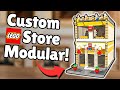 Custom lego store modular building  moc