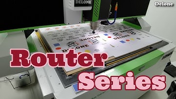 Router - Cut - HPGL - G Code - NC - UOO Command - DR1325 - Delone