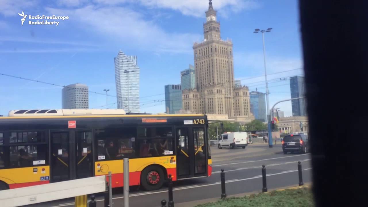 On The Media Bus At NATO's Warsaw Summit