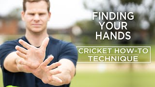 Finding Your Hands | Technique | Cricket How-To | Steve Smith Cricket Academy screenshot 5