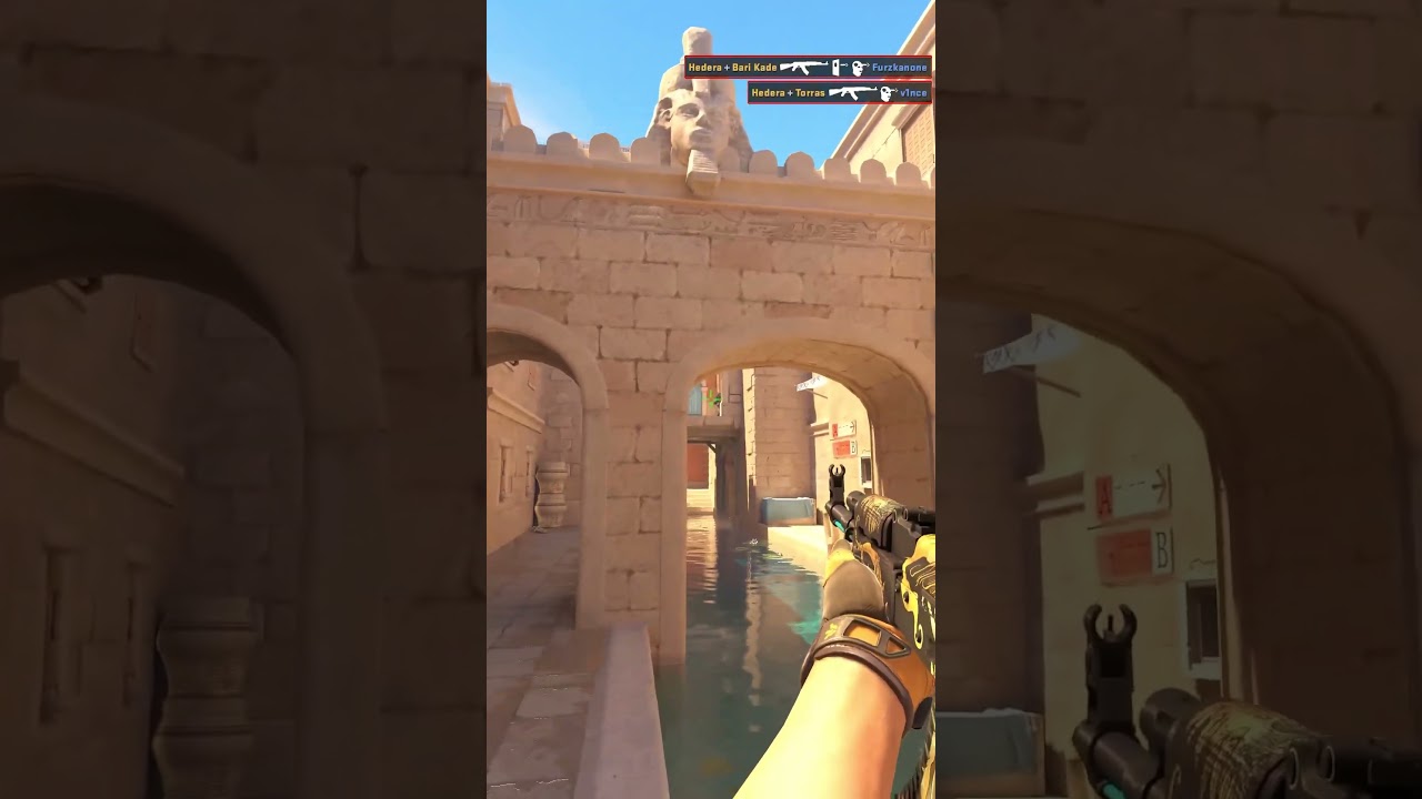 ACE with ak-47 on Anubis | Faceit lvl 10 grind.