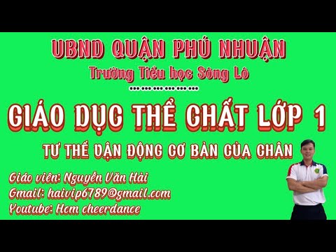 Tuần 17 | Giáo Dục Thể Chất Lớp 1 | Tư Thế Vận Động Cơ Bản Của Chân
