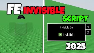 [ Pastebin ] Fe Universal Invisible script 2025|R6 & R15|Works on all Executor!