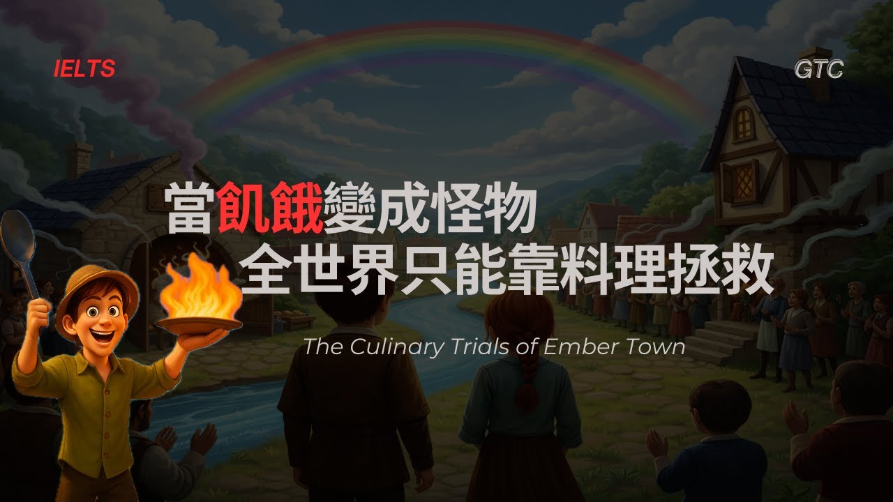 【雅思單字故事】The Culinary Trials of Ember Town｜IELTS Vocabulary Story｜English Listening Practice