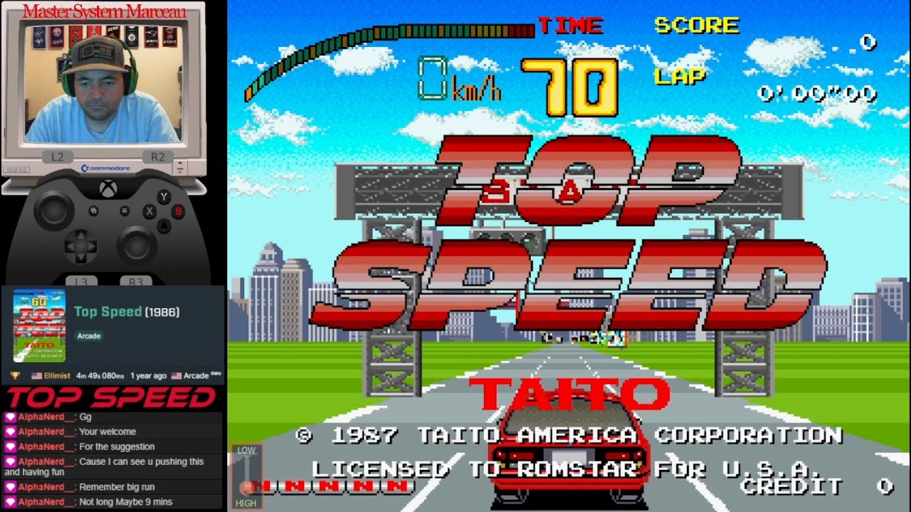 Top Speed [Arcade 1987] Any% [4'31