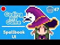 Adding Spellbook UI to my Necromancer Rhythm Typing Cafe Game
