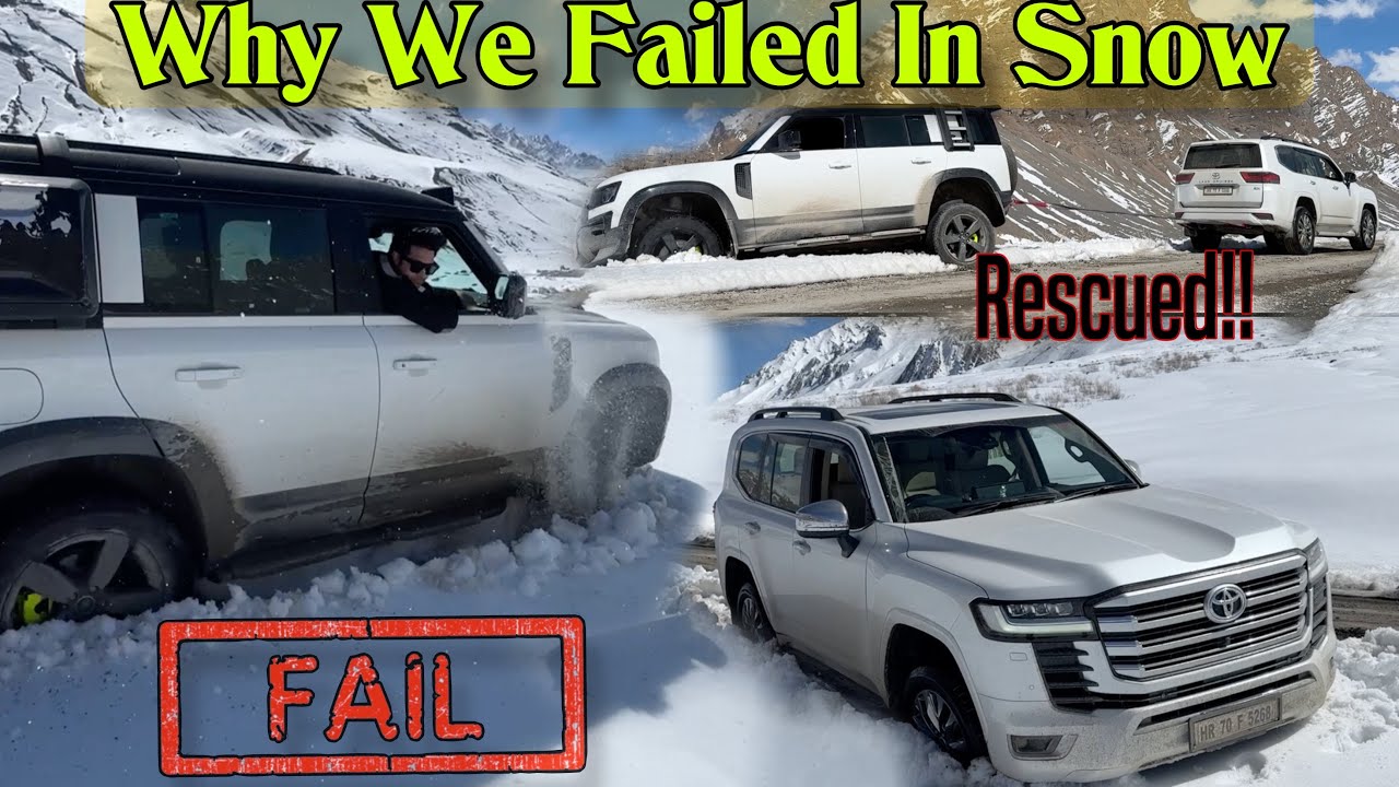 Why Our 4x4 SUVs Failed In This Snow ❄️| ExploreTheUnseen2.0