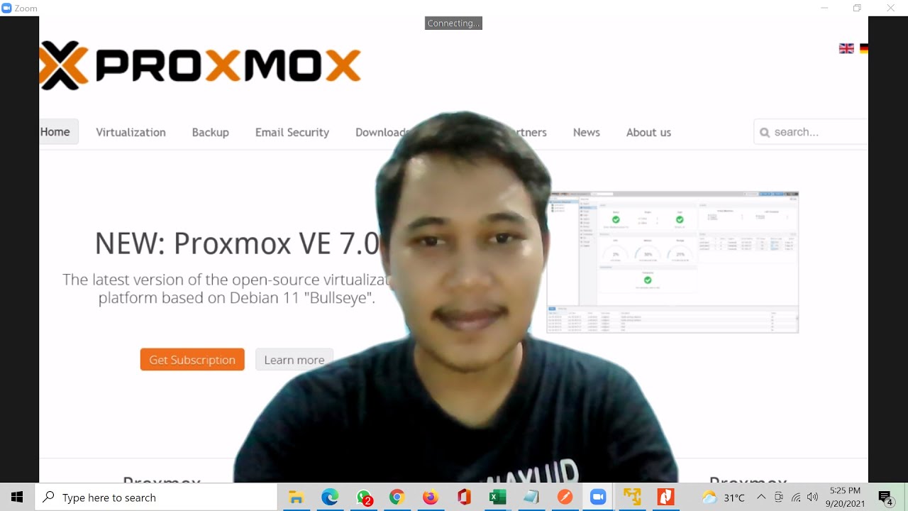 Install Proxmox VE 7.0 di dalam VMWare Workstation 16 Player - YouTube
