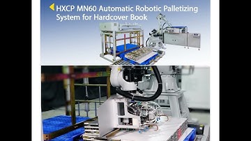 HXCP MN60 Automatic Robotic Palletizing System for Hardcover Book