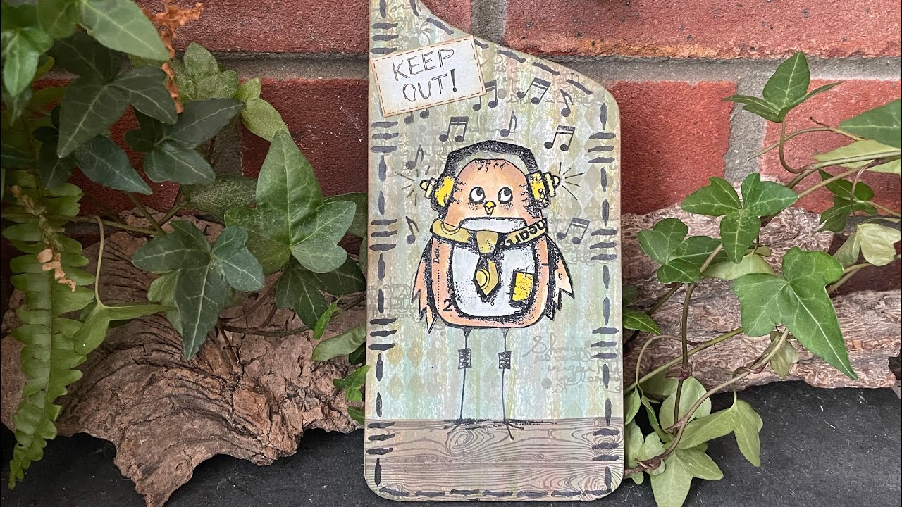That's Crafty Stamped Geoff door hanger
