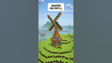 Minecraft Shaders Vs Vanilla😂 #shorts