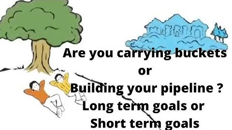 Are you carrying buckets or building your pipeline.Pablo and Bruno Story.Active vs Passive income.