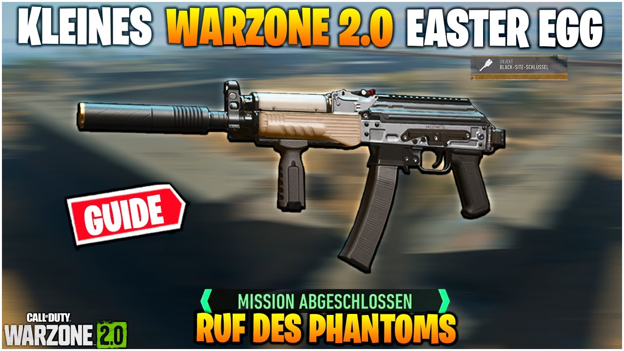 Warzone 2.0 Easter Egg Guide Bauplan Ruf des Phantoms freischalten