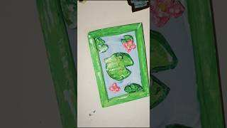 WAIT… I MADE THIS FROM SCRATCH! 🐸🌸🤯 | DIY Frog Wall Art#DIY #DIYCraft #FrogDIY #FrogArt #FrogCraft