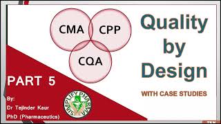 CQA CPP CMA #QbD #Quality by Design Part 5