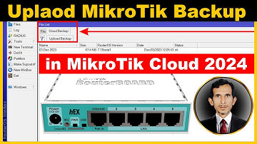How To Create And Uplaod MikroTik Backup in MikroTik Cloud 2024