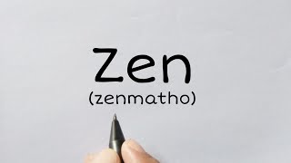 WOW, kata ZEN ( ZenMatho) jadi gambar KEREN