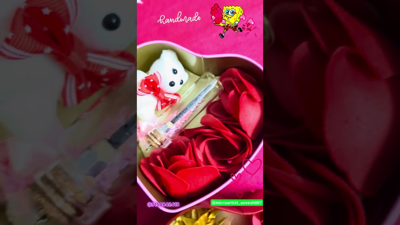 Mini art, max love! ❤️ Gift a unique microart surprise this Valentine's! 