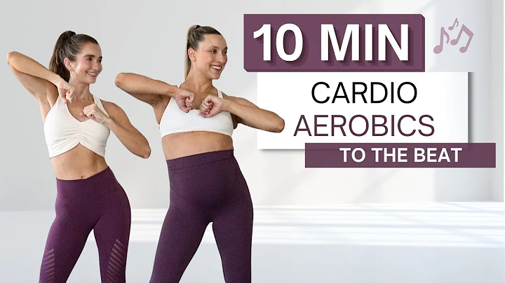10 min CARDIO AEROBICS WORKOUT | All Standing | Low Impact & High Impact Options | To the Beat ♫