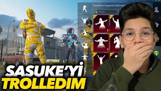 SASUKE’Yİ TROLLEDİM😱1v3 ATTIM😎👊🏼EN İYİ TROLL VİDEOSU / pubg mobile