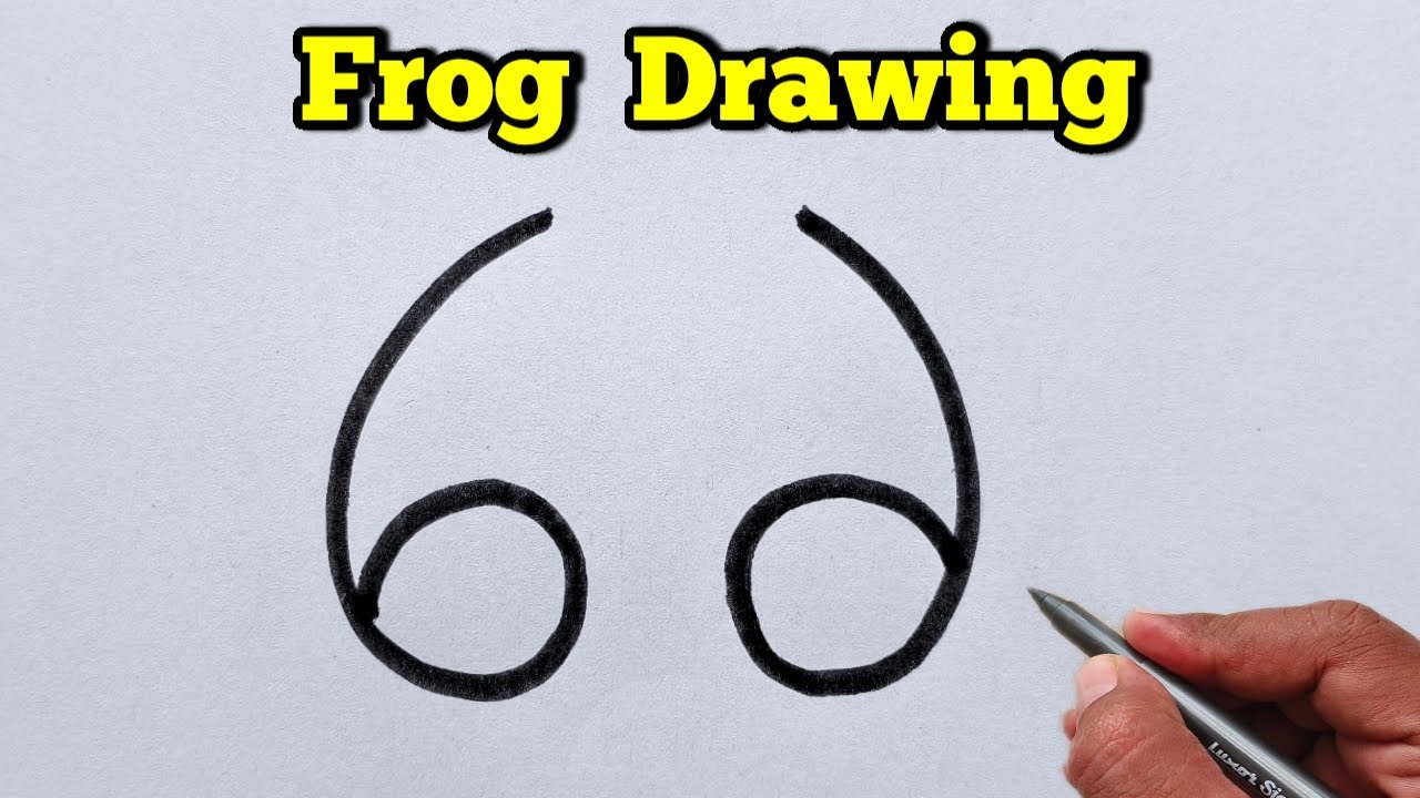 How to Draw a Frog Using Number 66 | Easy Trick for Beginners