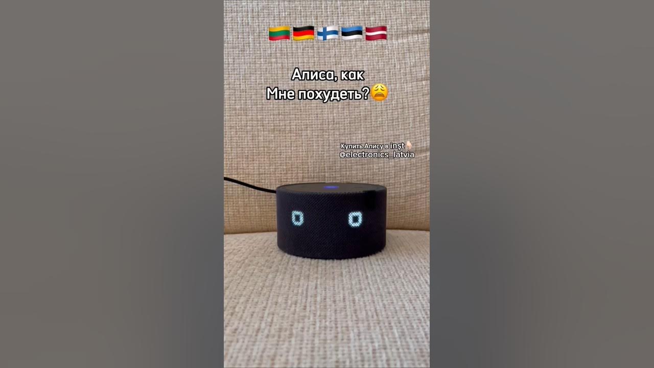 Как подключить и как настроить колонку Алиса?😱 Инст:electronics_latvia# ...