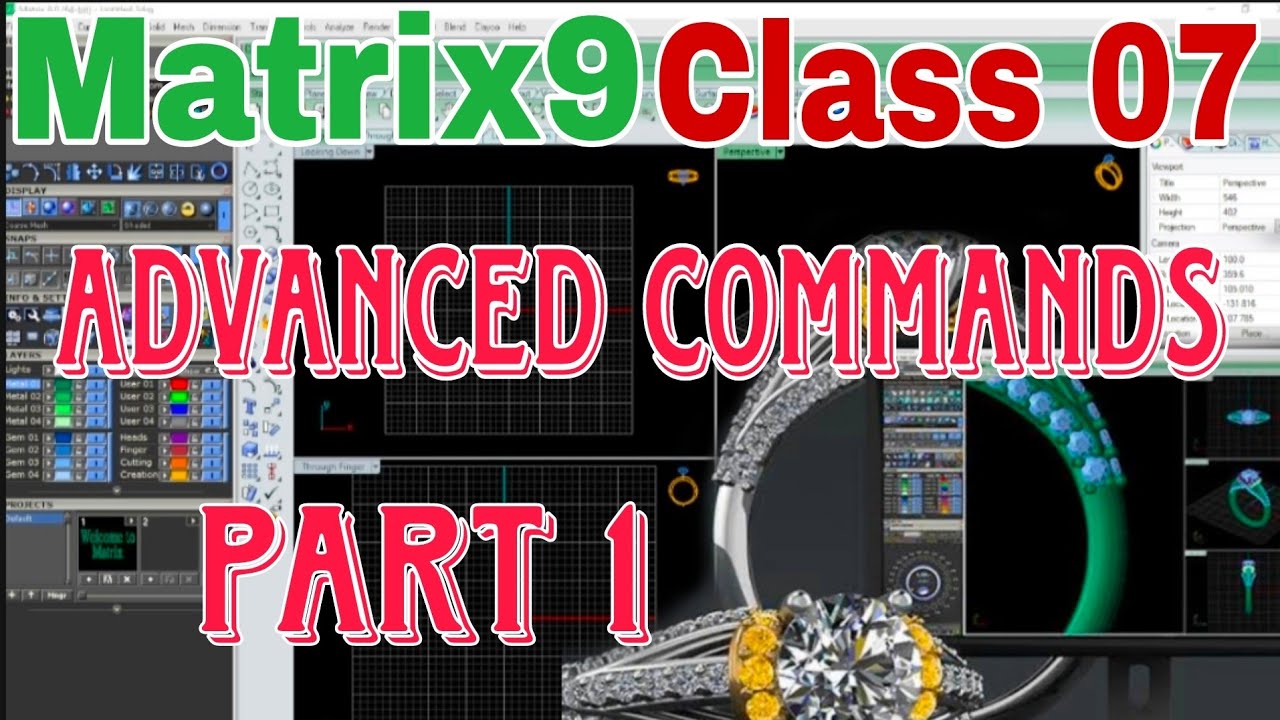 Mat9 Matrix Matrix 9 || Advanced Commands Part 1 || #VidhiiCreation # ...