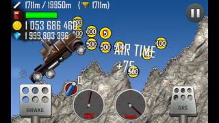 Hill Climb Racing (+Boosters) TRUCK on Mountain 1729m