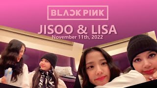 [ENG/INDO SUB] JISOO and LISA Live on Weverse 11 .11.22