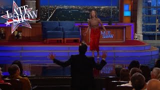 Emily Blunt Gives Stephen Colbert Some Acting Tips