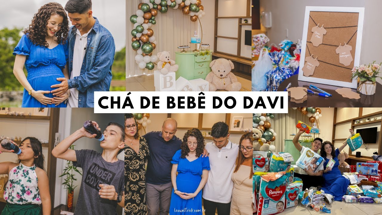 VLOGÃO: chá de bebê do Davi ✨ Muitas brincadeiras, comida boa & abrindo os presentes