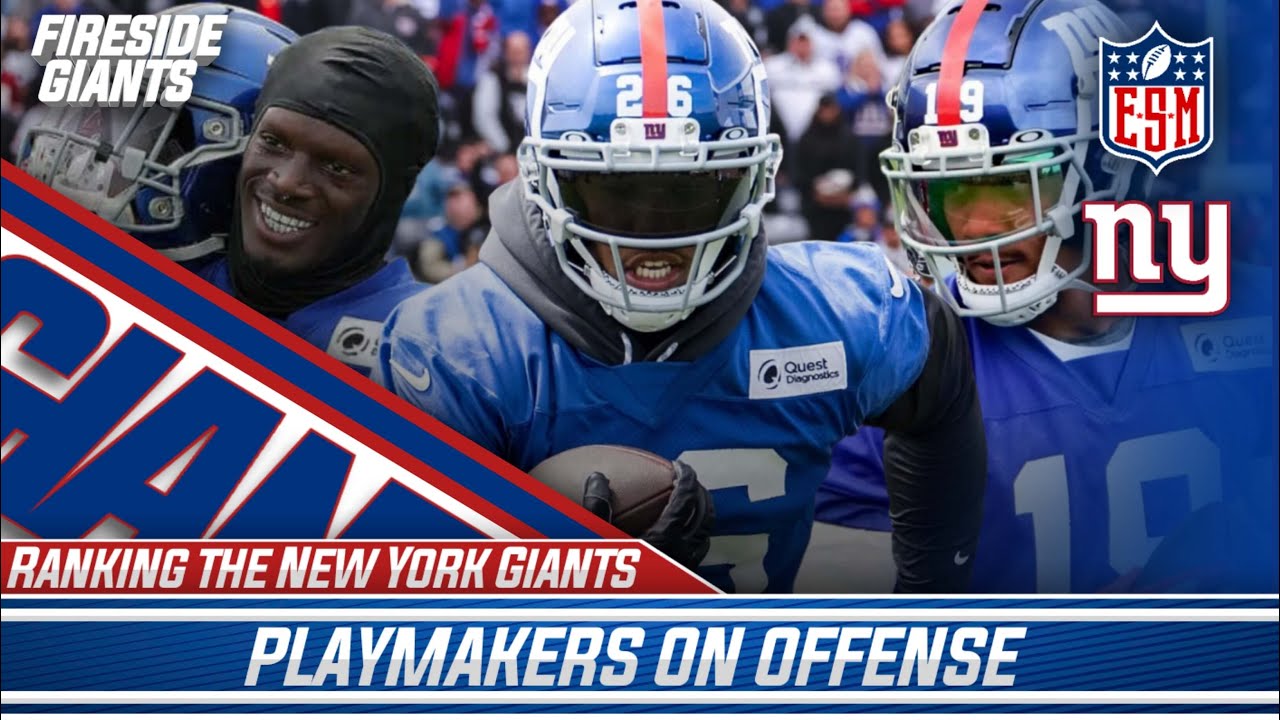 Ranking the New York Giants' playmakers on offense YouTube
