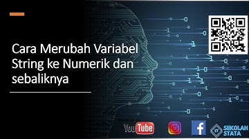 Cara Merubah Variabel String ke Numerik dan sebaliknya